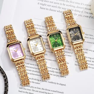 New foreign trade hot trend square women's watch gold watch women's watch steel band women's watch manufacturers in stock wholesale