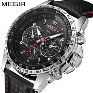 Hot-Selling Megir Men's Watch Tiktok Amazon Popular Sports Versatile Men's Quartz Watch 1010