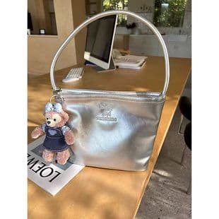 Women's Bags 2025 New Trendy Fashion Embroidered Versatile Casual Underarm Bag High-End Stylish Single Shoulder Handbag Bucket Bag