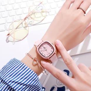 Milk Tea Watch ins Style High Color Value Women's Mori Style Small Fresh Niche Design for Junior Senior high school Students Examination
