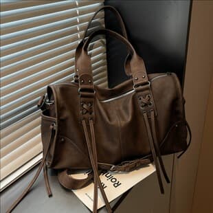 Cross-Border Large-Capacity Tote Bag 2026 Spring New Fashion Versatile Handbag Simple Commuter Shoulder Crossbody Bag
