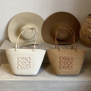 French-Style Woven Tote Bag, Beach Vacation Style Shoulder Bag, Large Capacity Handbag, Fashionable Straw Basket Bag