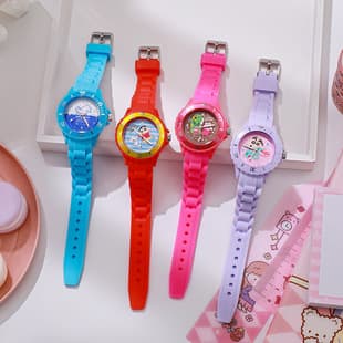 New Crayon Xiaoxin children's watch silicone primary and secondary school student watch quartz watch wholesale foreign trade watch supply