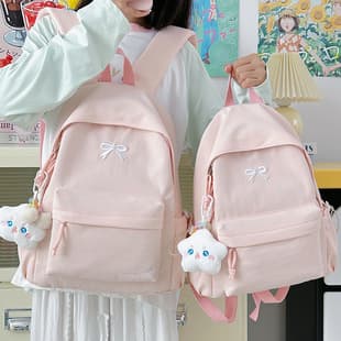 New High-Looking Japanese Style Ins Fresh and Sweet Candy-Colored Backpack for Middle and High School Students Lightweight Large-Capacity Backpack