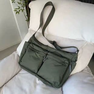 Spring and Summer Canvas Bag Women's New Hot Selling Women's Bag Youjia High-end Shoulder Crossbody Bag Light Luxury Niche Tote Bag