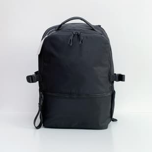 LuLu Bag New 22L New Crew Backpack Waterproof Double-Shoulder Bag with Wide Shoulder Straps and Curved Straps, Laptop Bag, School Bag