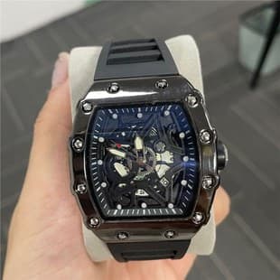 New Richard Barrel Men's Watch Luminous Aggressive High-Value Fashionable Quartz Non-Mechanical Wristwatch