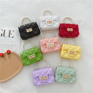 2026 New Cross-Border Hot-Selling Jelly Bag, Mini Handbag, Children's Bag, Internet Celebrity Girls' Cute Small Crossbody Bag