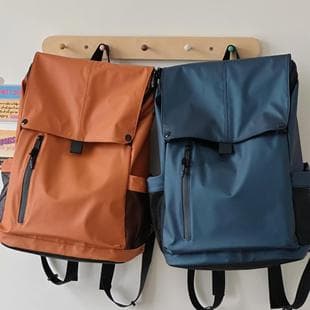 School Bag for Men, Water-Repellent, Large-Capacity Travel Backpack, Commuter Computer Bag, Casual College Student Class Backpack for Women