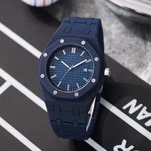 2025 New Men's Watch Calendar Plastic Watch Southeast Asia Middle East Hot Selling Waterproof Ap Quartz Watch Wholesale