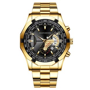 New Large Dial Men's Steel Band Watch Calendar Quartz Watch Men's Watch Creative Watch Manufacturer Wholesale Dropshipping