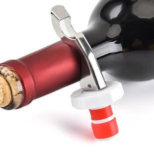 Factory wholesale kitchen gadget stainless steel bottle opener wine stopper beer bottle opener