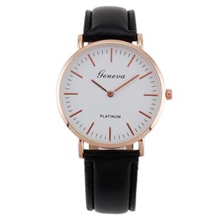 Ultra-Thin Simple Belt Men's Watch Men's Watch Quartz Watch Geneva Manufacturer Spot Wholesale Dropshipping