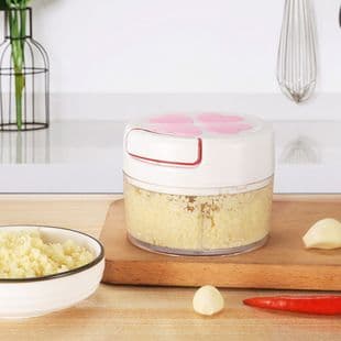 A2899 Small Garlic Stir Mini Garlic Putter Press Garlic Stir Manually Pull Garlic Putter Garlic Machine Minced Ginger Garlic Putter