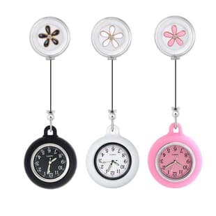 Nurse Watch Pocket Watch Doctor Watch Pocket Student Examination Table Stretchable Retractable Nurse Cartoon Children's Watch Chest Watch