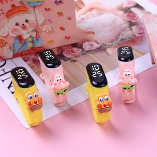 New Primary School Student Cartoon Watch Fashion Touch Waterproof Luminous Student Watch Time Led Electronic Watch Wholesale