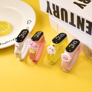New Summer Ice Cream Doll LED Electronic Watch Cute Ice Cream Student Swimming Simple Watch Waterproof