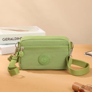 Factory crossbody mobile phone bag new lightweight long wallet women's foreign trade nylon shoulder crossbody mobile phone bag wholesale