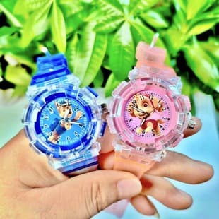 Cartoon Animation Creative Colorful Marquee Children's Luminous Watch Primary and Secondary School Students Boys and Girls Luminous Watch