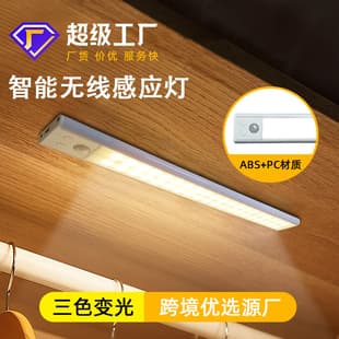 Ultra-Thin Smart Led Motion Sensor Light, Rechargeable Wine Cabinet, Wardrobe, and Cabinet Light Strip with Home Clip-On Sensor Light Bar