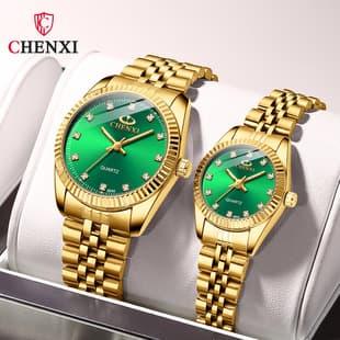 Men's Women's watch Waterproof Business watch watch Cross-border Explosive watch Women's Men's Golden Couple watch