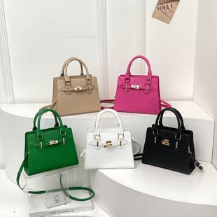 2024 New Autumn and Winter Elegant Square Bag High-end Shoulder Portable Crossbody Bag Casual Daily All-match Simple Women's Bag