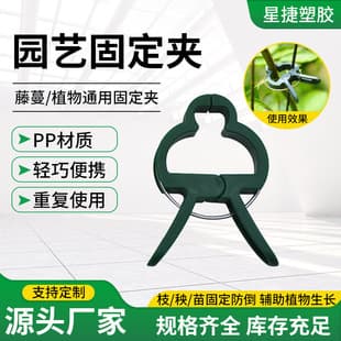 Garden Gardening Thickened Fixing Clips for Organizing Potted Plant Branches, Climbing Plant Support and Fixing Small Clips