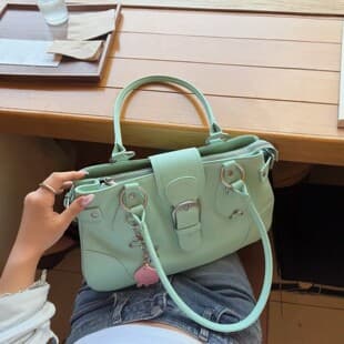 2026 New Korean Niche Handbag for Women, Mint Green High-Quality Y2K Crossbody Bag