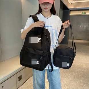 Trendy Backpack Student School Bag Men and Women New Trendy Letter Backpack Fashion Outdoor Travel Computer Bag Wholesale