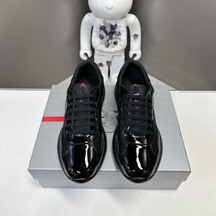 P Brand Sports Shoes for Cross-Border Trade, High-Quality Men's Shoes with Mesh and Patent Leather Combination, Casual Sneakers, Lightweight and Breathable for Everyday Use