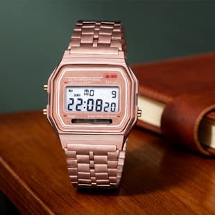 Ultra-Thin Label-Free F91W Sports Digital Metal Watch Multi-Functional Luminous Alarm Clock Steel Band Watch Wholesale