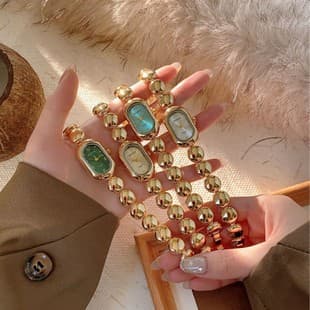 New Hot-Selling Beanie Bracelet Watch Niche Minimalist Oval Male Small Dial Exquisite Foreign Trade Popular Women's Watch