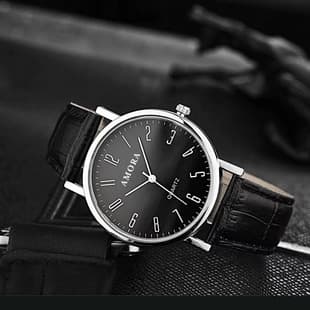 Men's watches Korean business fashion trend simple Joker quartz men's adult watches student watches wholesale