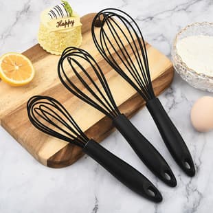 Factory wholesale silicone egg beater household multifunctional handheld egg flour mixer kitchen baking tools