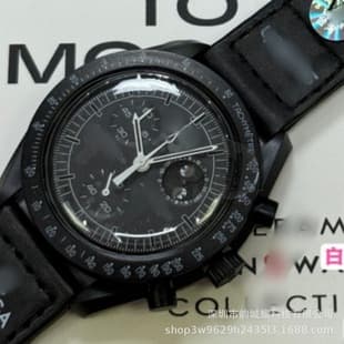 New Cross-Border Men's Fashion Hot Model Moon Mercury Joint Model Planet Space Casual Chronograph Six-Pin Quartz Watch