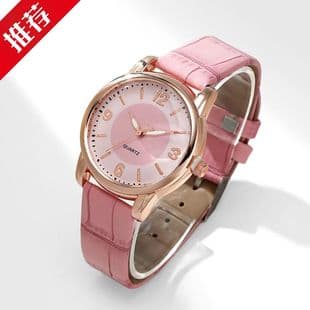 Two-Tone Dial Watch for Women, High-End Style, Wholesale Alloy Quartz Watch with Decorative Strap, Women's Watch Strap