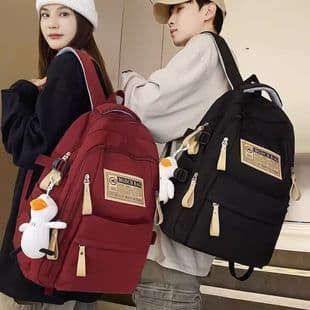 New Men's Junior High School Students Senior high school Large Capacity School Bag Middle School Students Computer Boys Backpack Girls' Men's Backpack