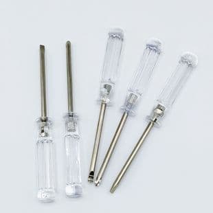 Crystal Screwdriver Transparent 3mm Cross-Shaped 3.0 Mini Handle Screwdriver Tool Wholesale Toy Distribution