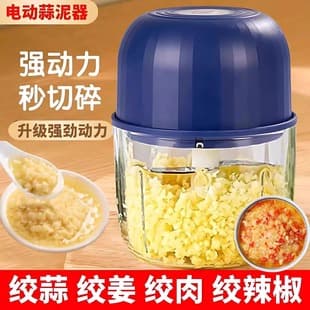Small Electric Garlic Masher Rechargeable Mini Garlic Press Automatic Mixer Garlic Beater Garlic Meat Minced Garlic Masher