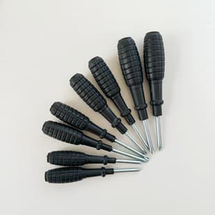 Manufacturer's In-Stock 3inch Black Handle Small Grenade Screwdriver 4.0 Phillips Screwdriver Toy Delivery Torx Screwdriver