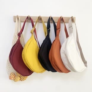 U Family's Same Cross-Border 2025 Summer Crossbody Bag Women's Trendy Dumpling Bag Nylon Lightweight Small Shoulder Bag Versatile Shoulder Bag