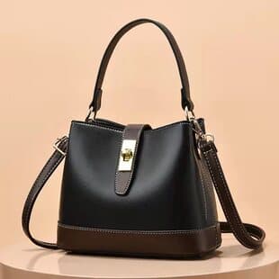 2026 New Vintage Pattern Solid Color Large Capacity Cross-Border Quality Single Shoulder Crossbody Women's Bag Large Bag Wholesale