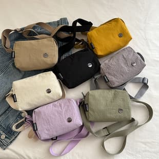 Crossbody Bag for Women, Lightweight Commuter Small Shoulder Bag, Japanese-Style Workwear Single Shoulder Bag, Simple Solid Color Sports Waist Bag, Casual Chest Bag