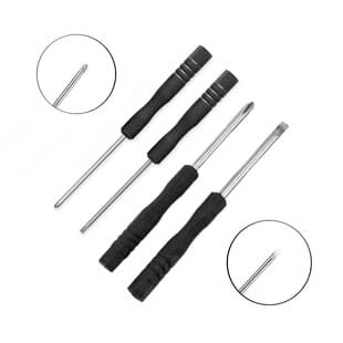 Mini Screwdriver Small Phillips and Flathead Screwdriver for Watch, Phone, Glasses Screw Disassembly and Repair Screwdriver