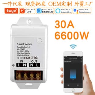 Tuya Wifi Smart Switch App Remote Alexa Voice Zigbee Switch Circuit Breaker Smart Home