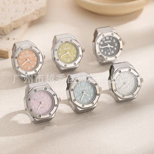 2026 New Model Foreign Trade Hot-Selling Watch Ring That Displays Time, Gold Wholesale Popular Ring Watch, High-End Finger Watch
