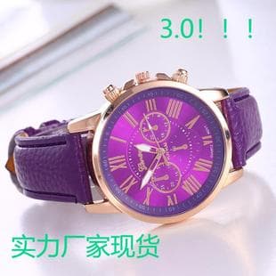 Foreign Trade Fashion Watch Belt Women's Watch Women's Multi-Color Belt Style Rose Gold Quartz Watch Cross-Border Wholesale Watch