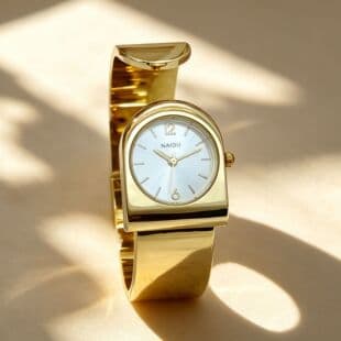 G-Shaped Watch for Women, Light Luxury Bracelet Watch, Simple and Stylish Hollow Steel Band, Unique Watch, Exquisite and Elegant for Ladies