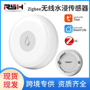 Graffiti Zigbee Smart Home Wireless Water Immersion Sensor Water Leakage Alarm Water Immersion Sensor for Home Use