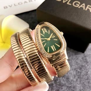 Watch Bv Brand Popular among Female Students on Instagram, Snake-Shaped Wristwatch, Fashionable Quartz Retro Snake Design, Cross-Border Watch